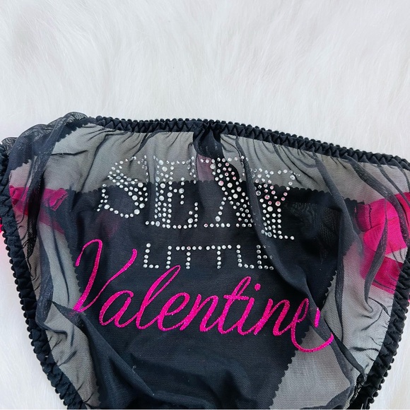 Y2K Rare NWOT Victoria's Secret Sexy Little Things Valentine Panties Size L - Picture 2 of 8